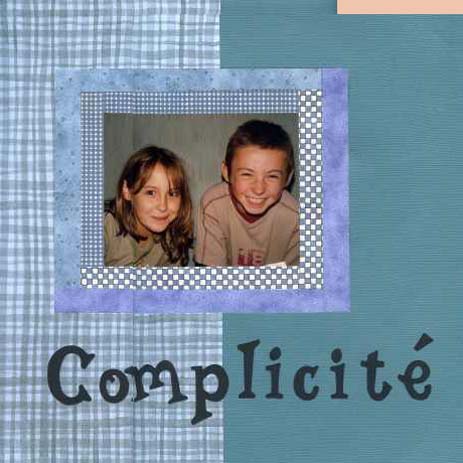 Mégane et Valentin cousins et complices