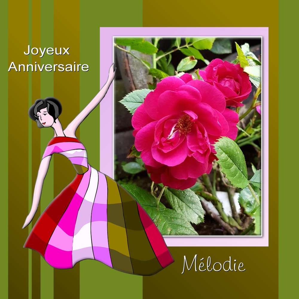 MELODIE - JOYEUX ANNIVERSAIRE