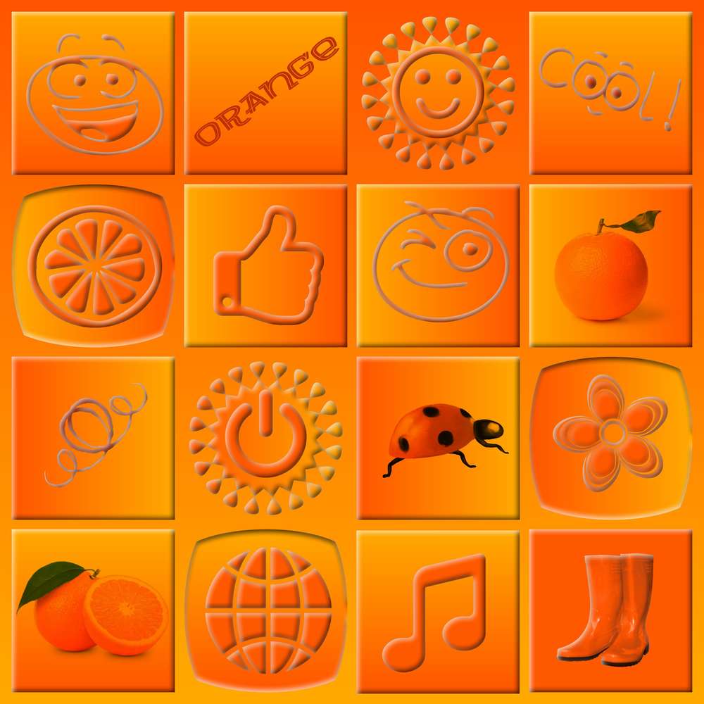 Melting pot orange