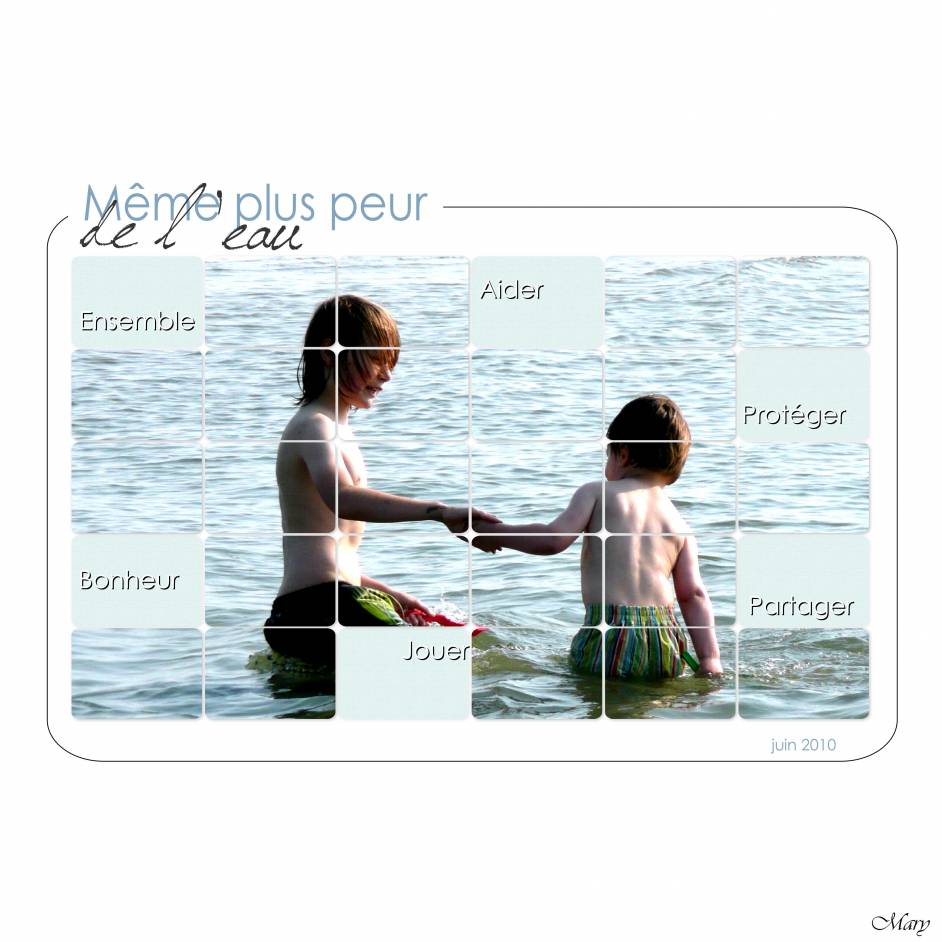 Même plus peur de l'eau