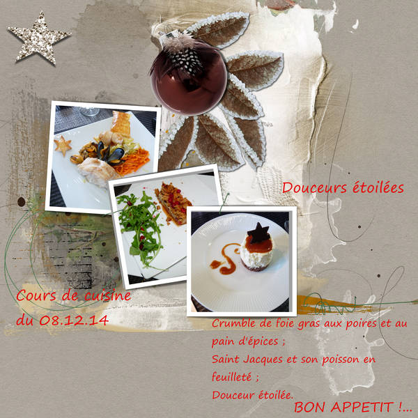 Menu pour les fêtes....