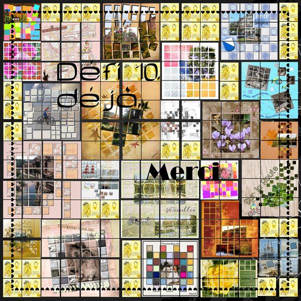 Merci defi mosaïque