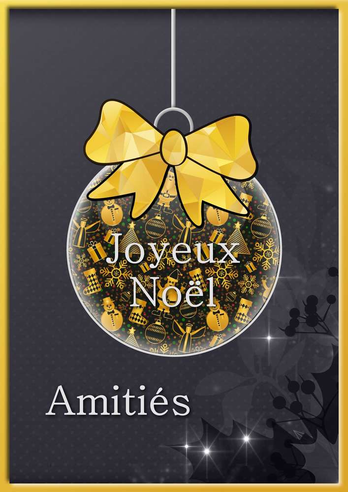 MERCI INFINIMENT POUR VOS BONS SOUHAITS DE NOEL