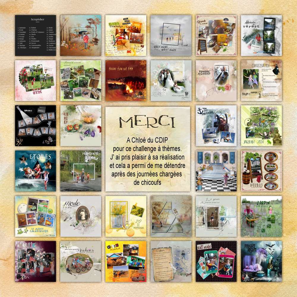 merci pour le scraptober