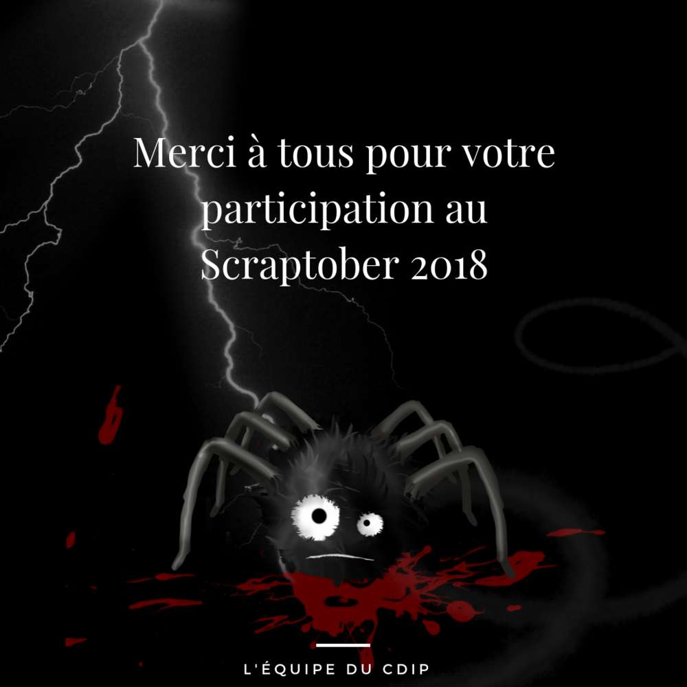 Merci - Scraptober 2018