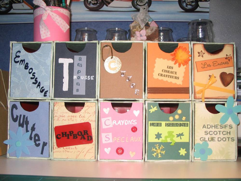 Mes boites à scrap bidules