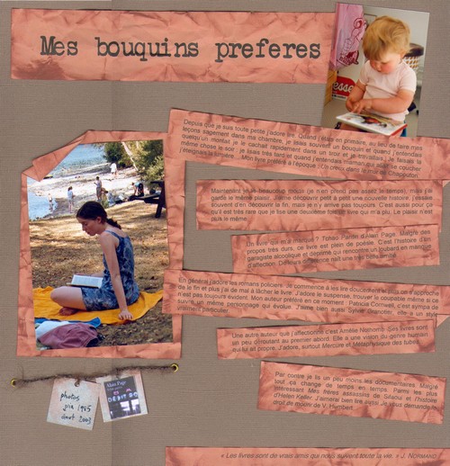 Mes bouquins préférés