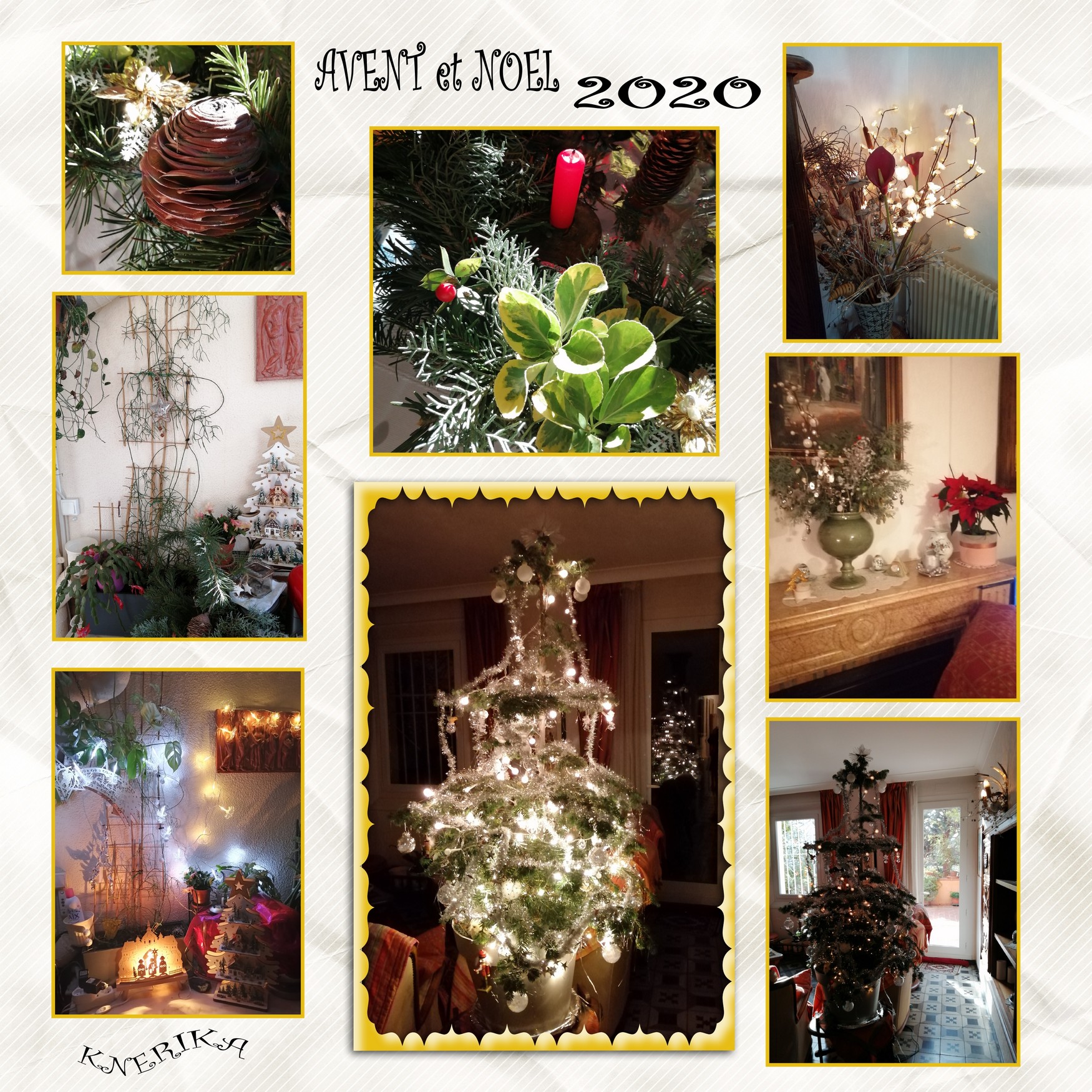 Mes décos et lumières Avent et Noël_ Anne Marie