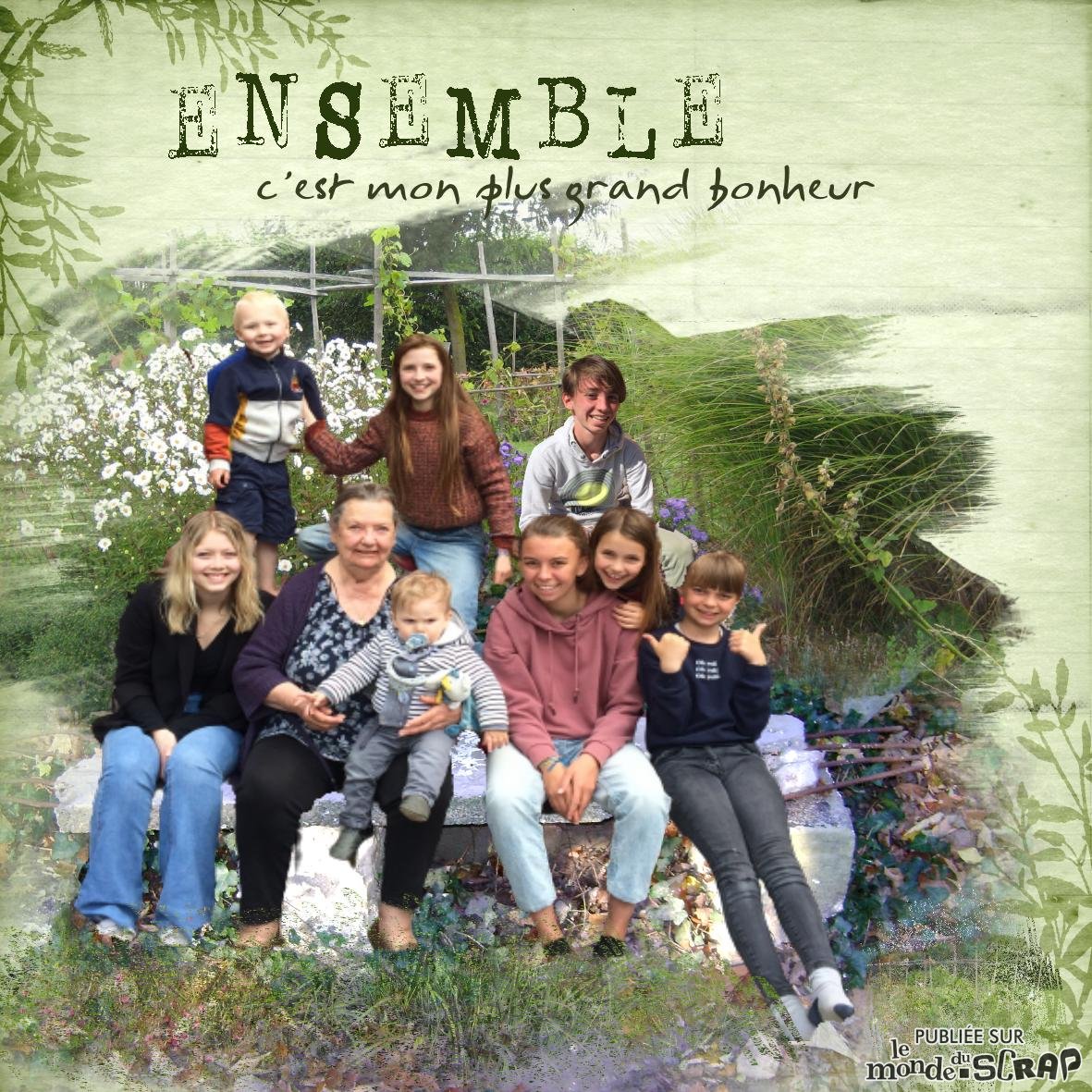 mes huit arrières petits-enfants