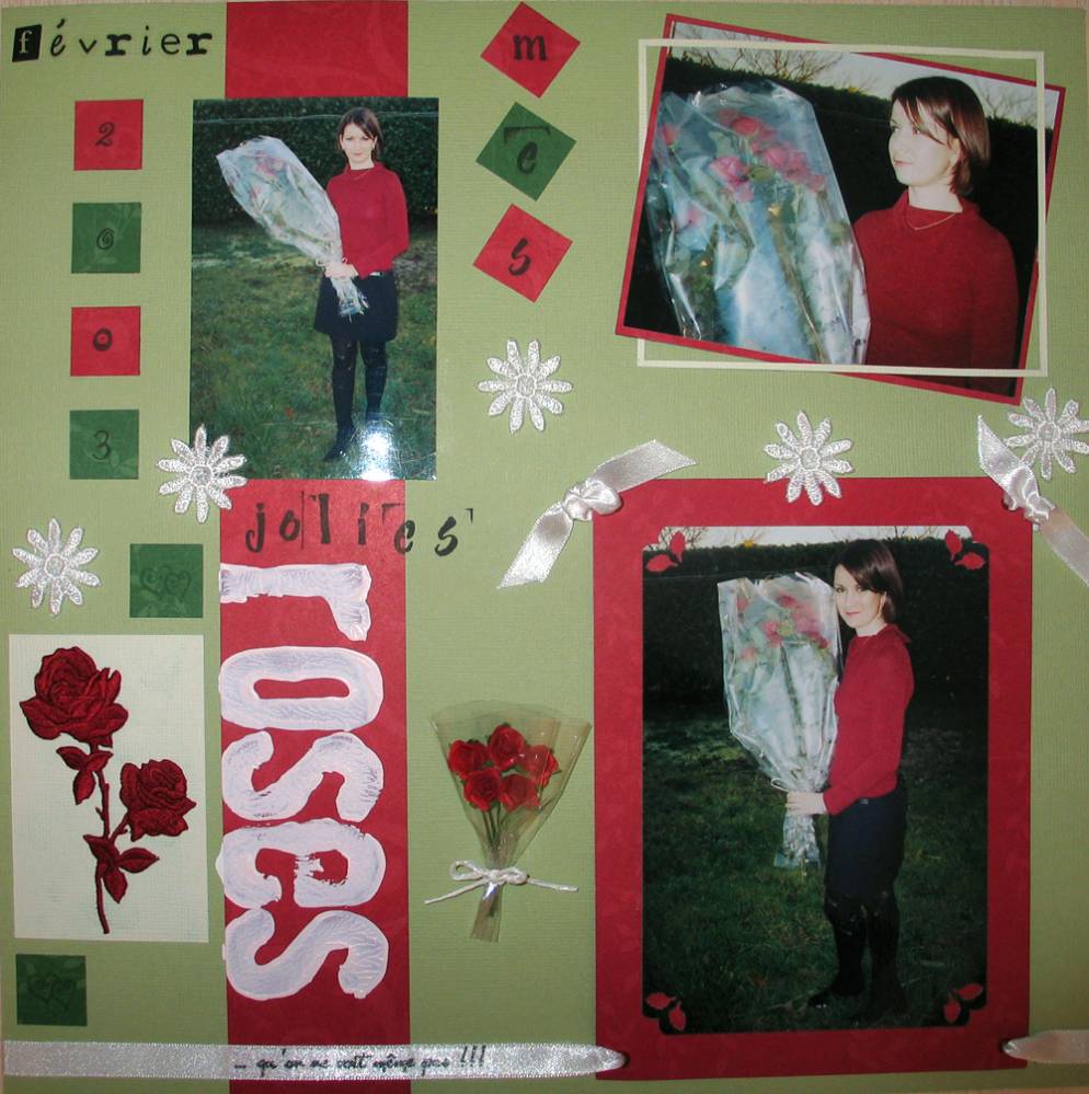 Mes jolies roses...qu'on ne voit même pas !