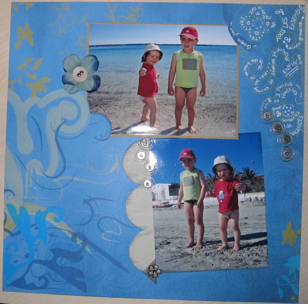 mes loulous à la mer