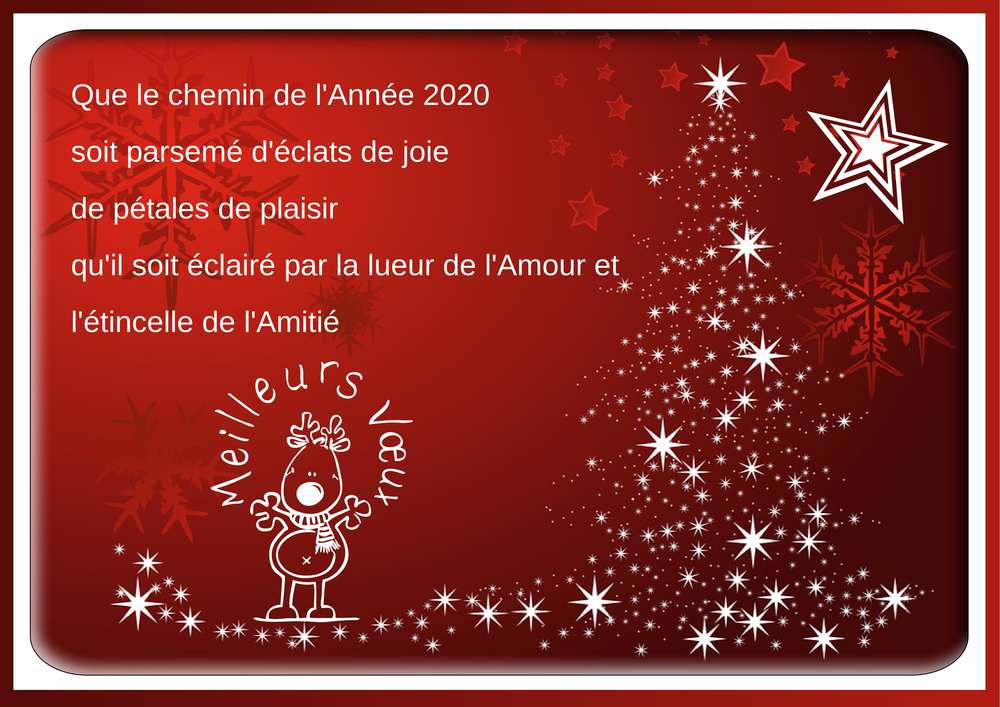MES MEILLEURS VOEUX POUR 2020