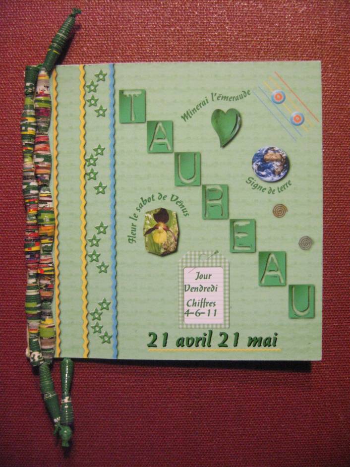 Mes petits carnets sur le thème du &amp;quot;zodiaque&amp;quot;