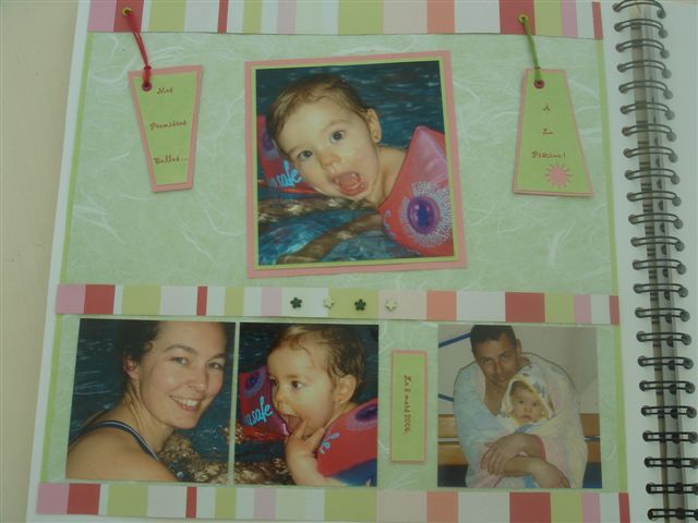 Mes premières bulles à la piscine !