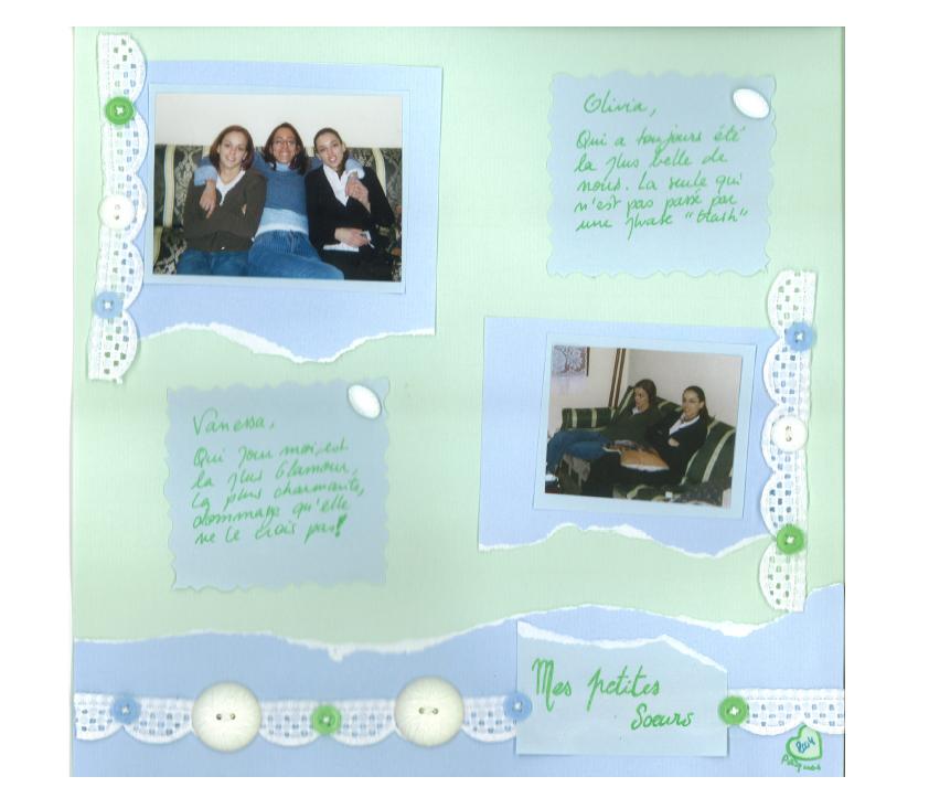 mes soeurs &amp; moi à Paques en 2004