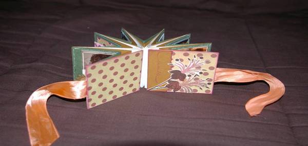 mini album étoile 7x7 cm