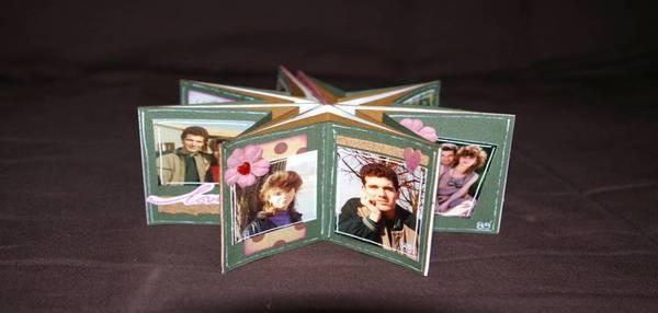 mini album étoile 7x7 cm