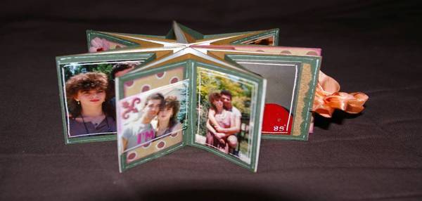 mini album étoile 7x7 cm