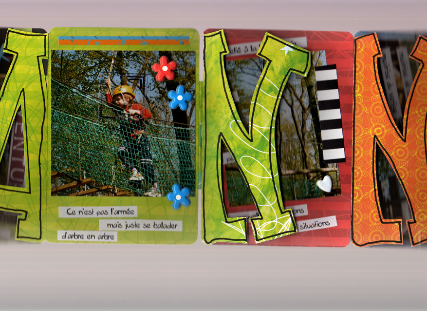 mini album lettre accordeon