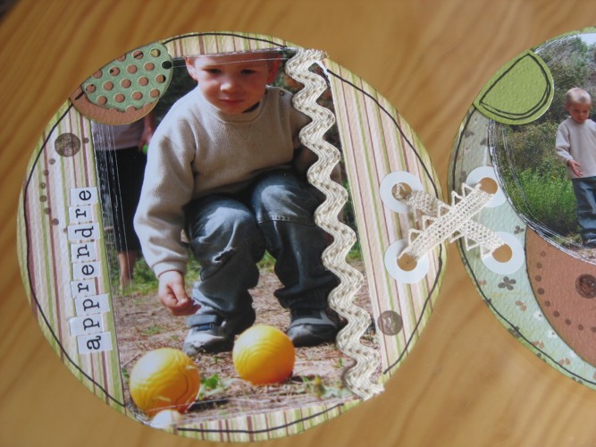 Mini album rond - une partie de pétanque-p1