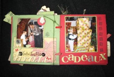 mini book Noël - double page 4