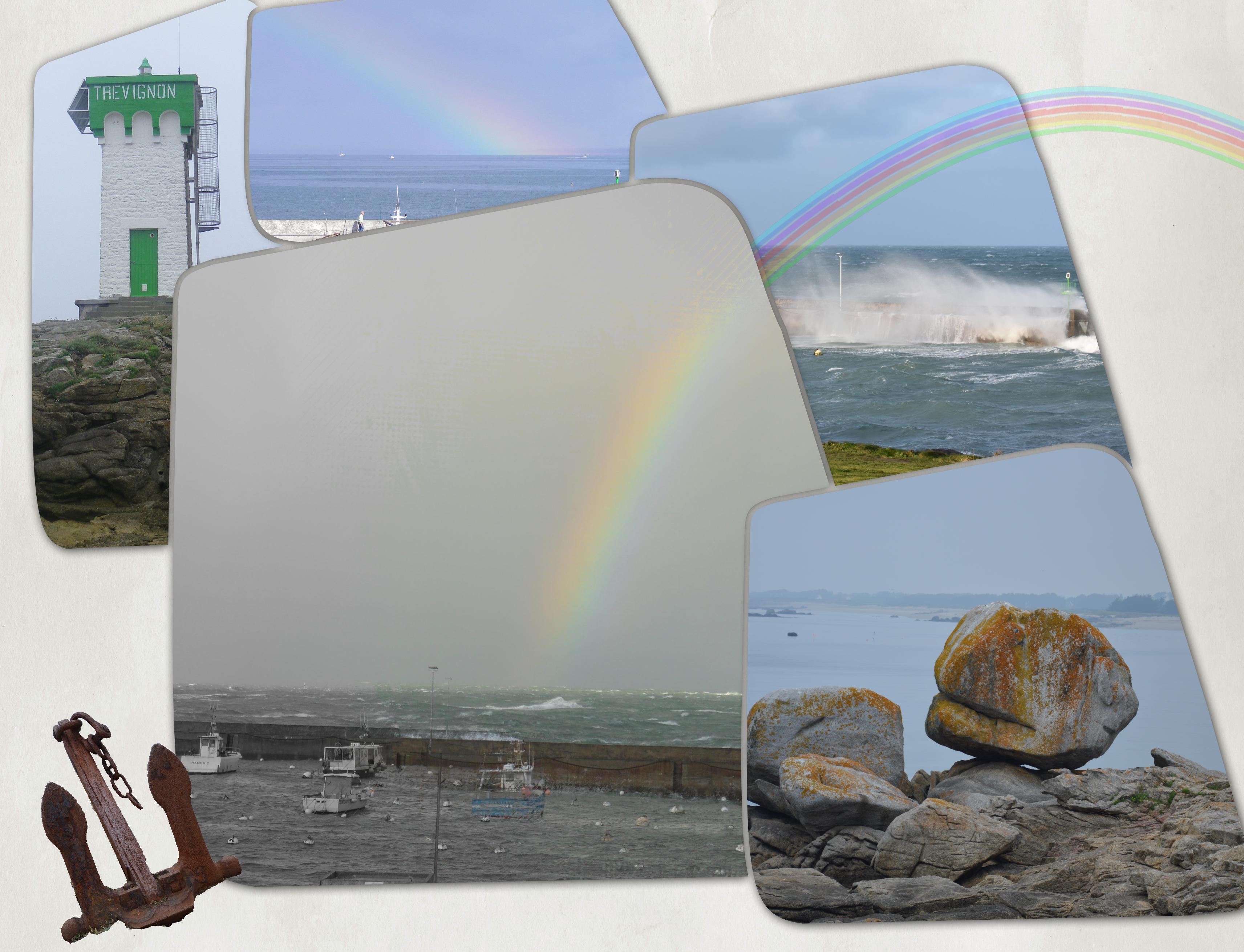 mlm - Arc en ciel  sur le port