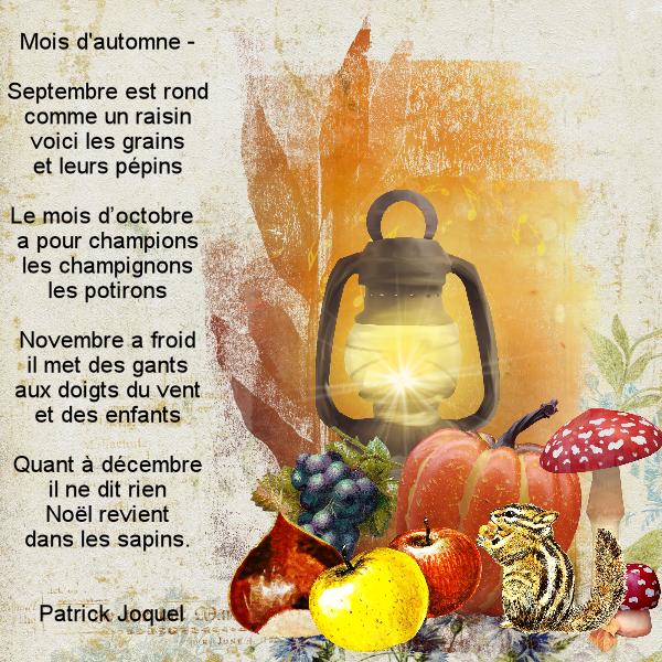 Mois d'Automne