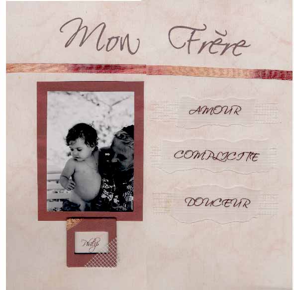 mon frère - page de gauche