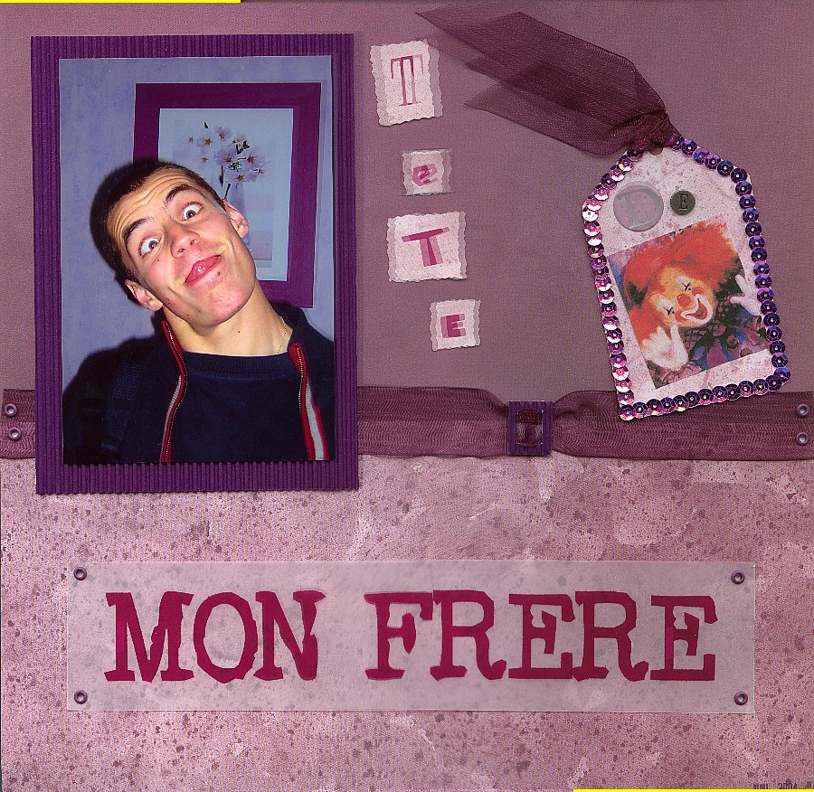 Mon frère tête de clown