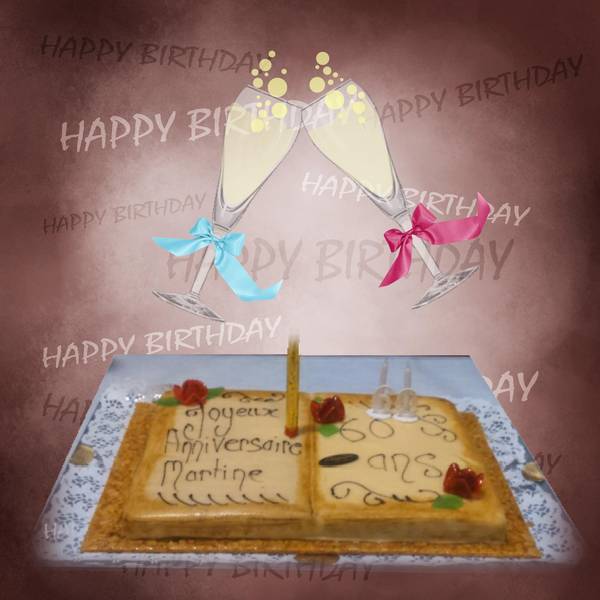 mon gâteau anniversaire défi du verre