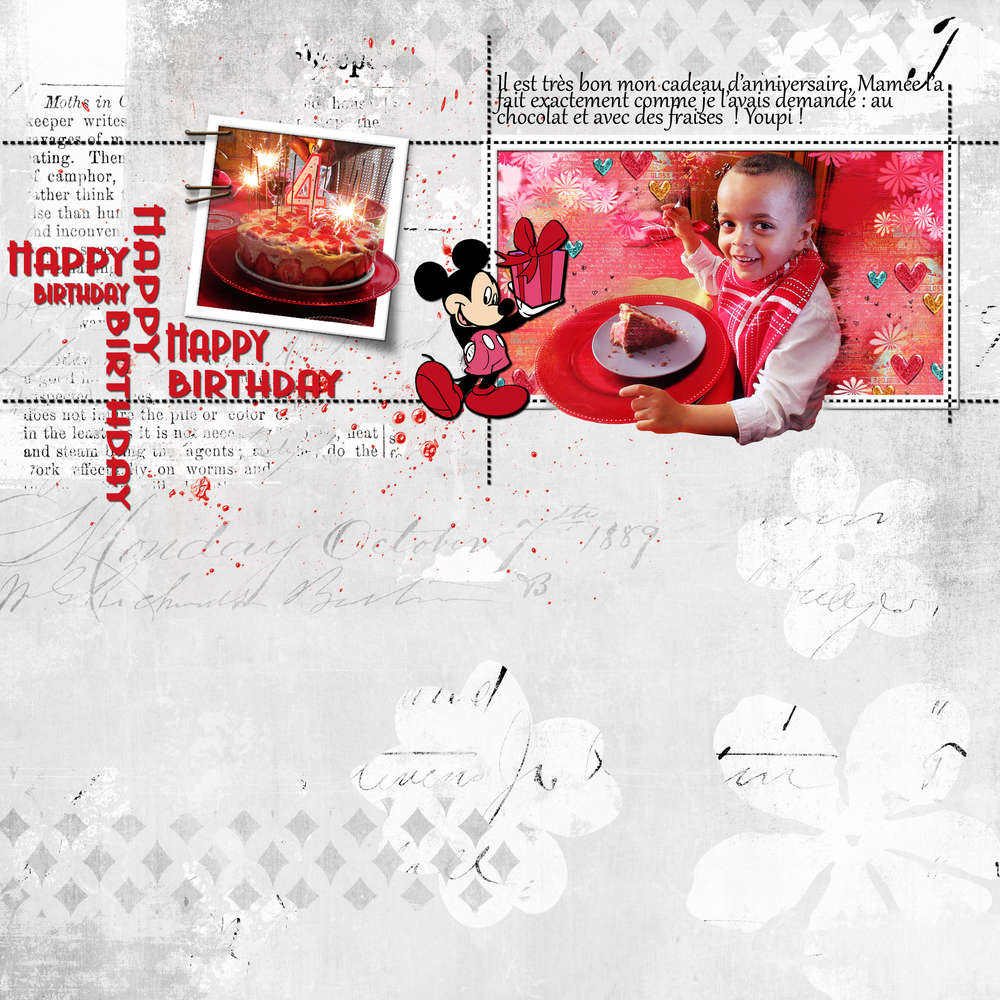 mon gâteau d'anniversaire !