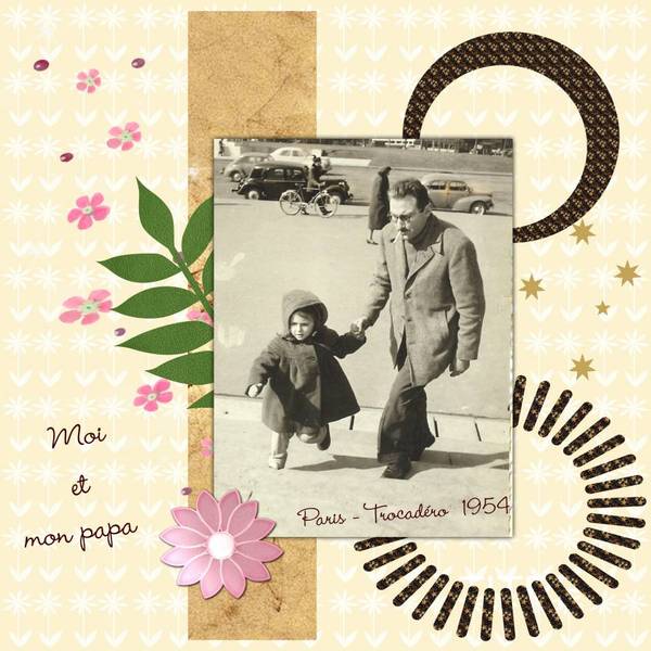 Mon Papa et moi au Trocadéro