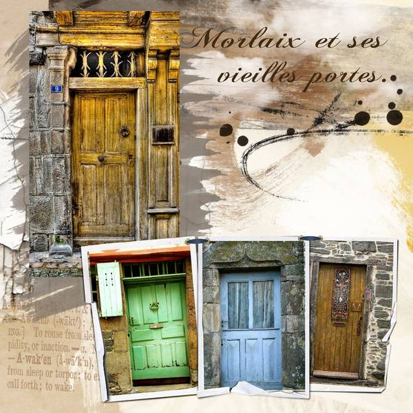 Morlaix et ses vieilles portes.