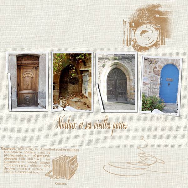 Morlaix et ses vielles portes.