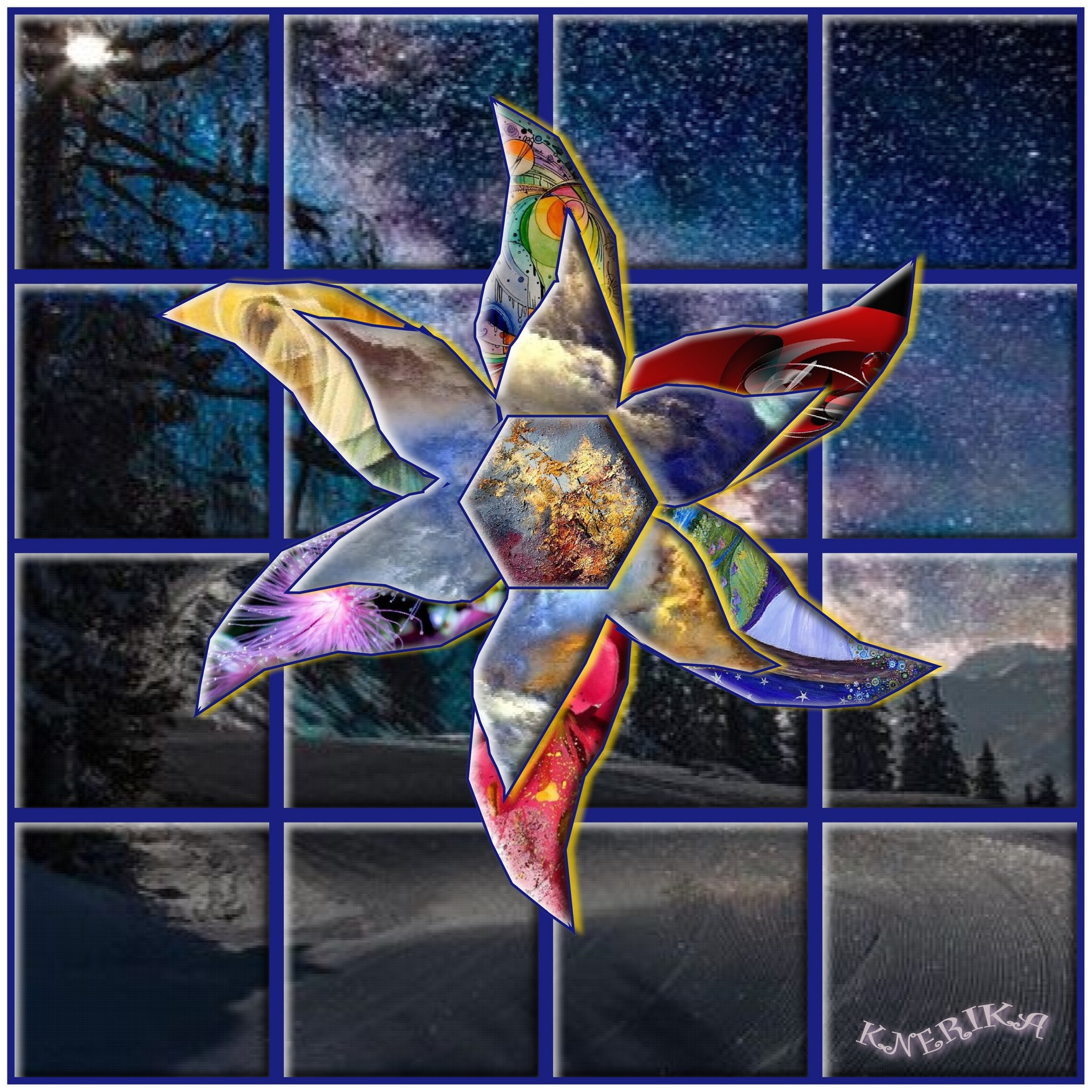 mosaïque fleurs, Anne Marie.jpg