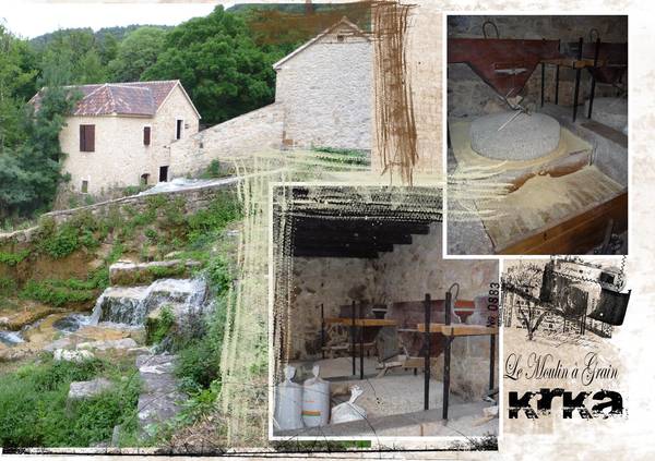 Moulin à grain de Krka