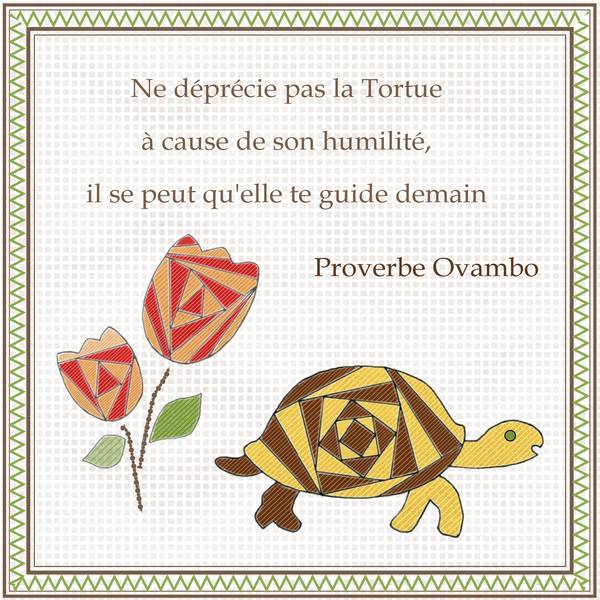 NE DEPRECIE PAS LA TORTUE