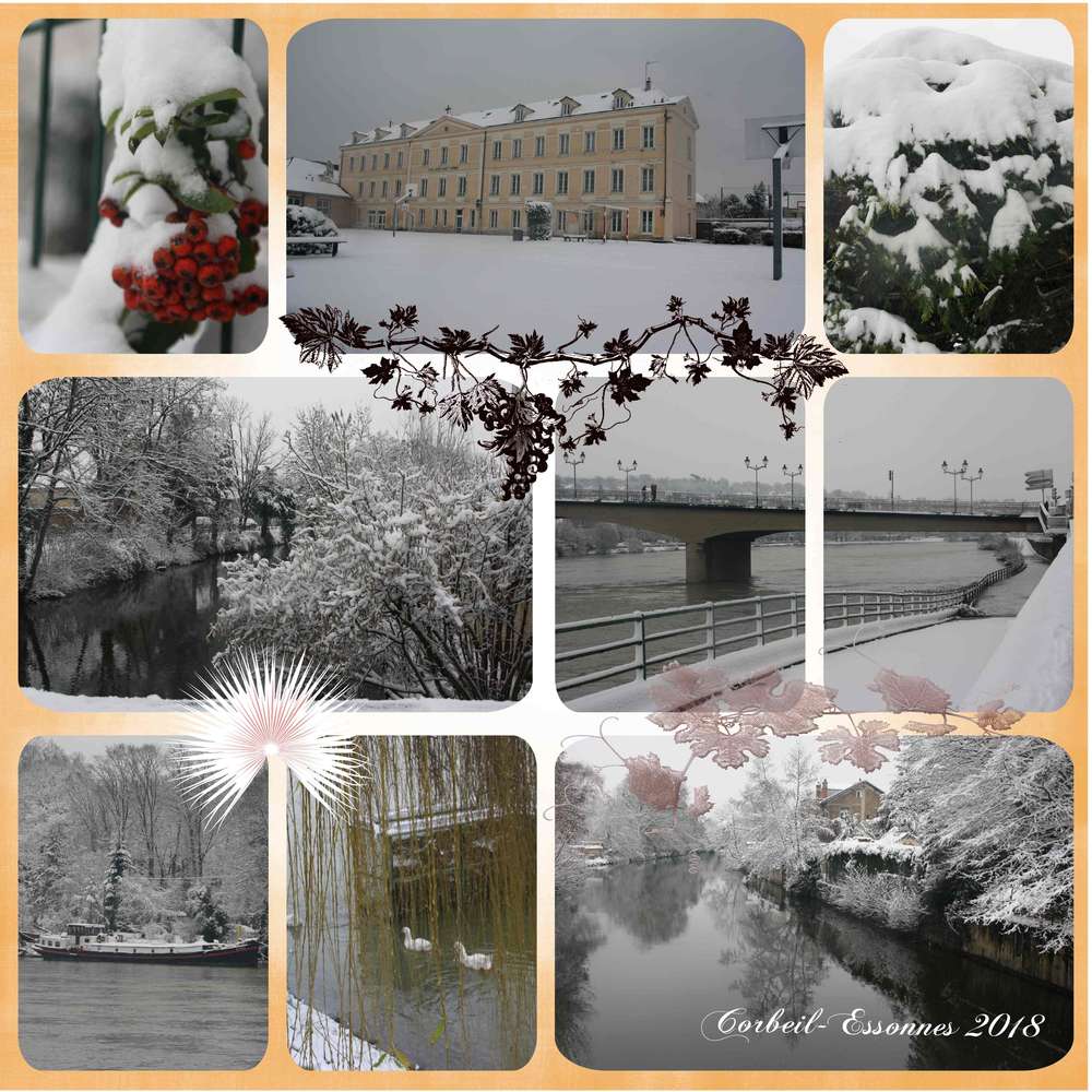 Neige a Corbeil