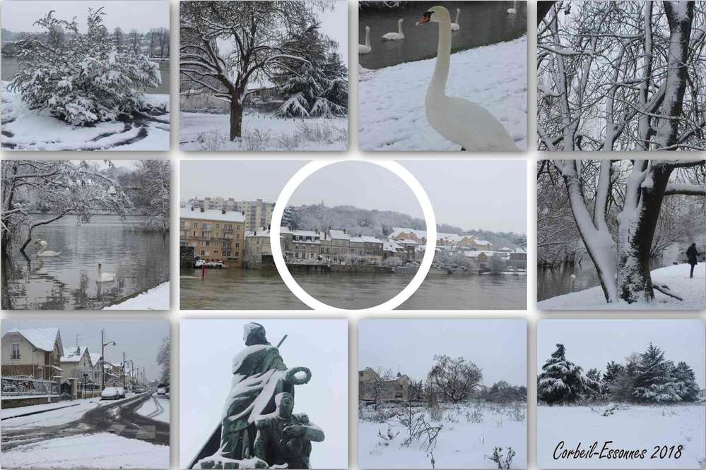 Neige a Corbeil