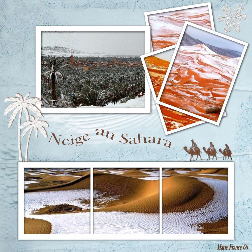 NEIGE AU SAHARA