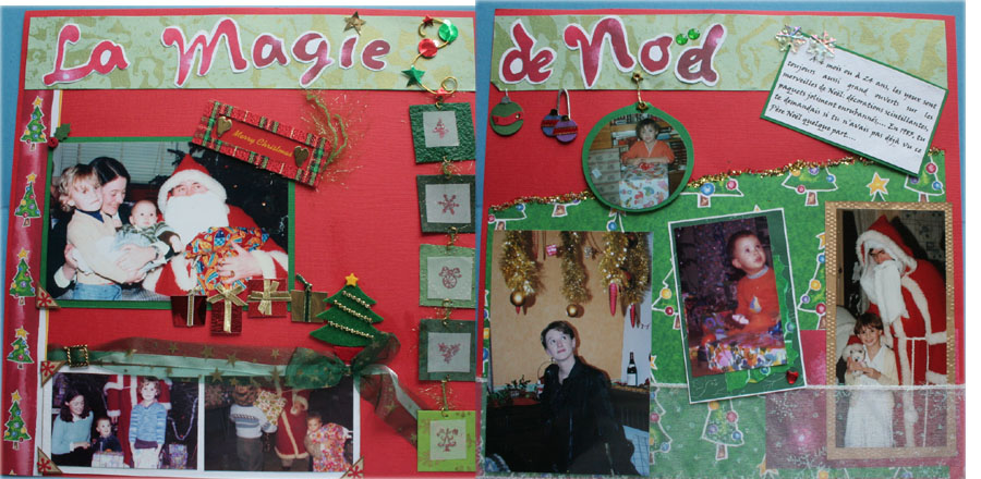 Noël page double