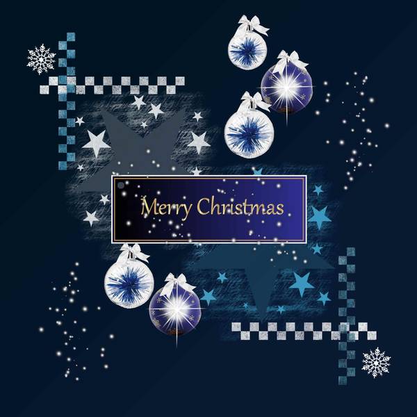 noel bleue nuit.........