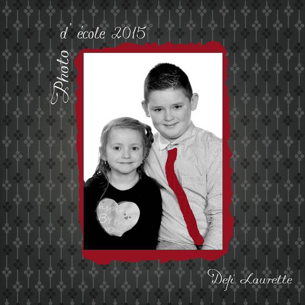 noir- blanc et touche de couleur