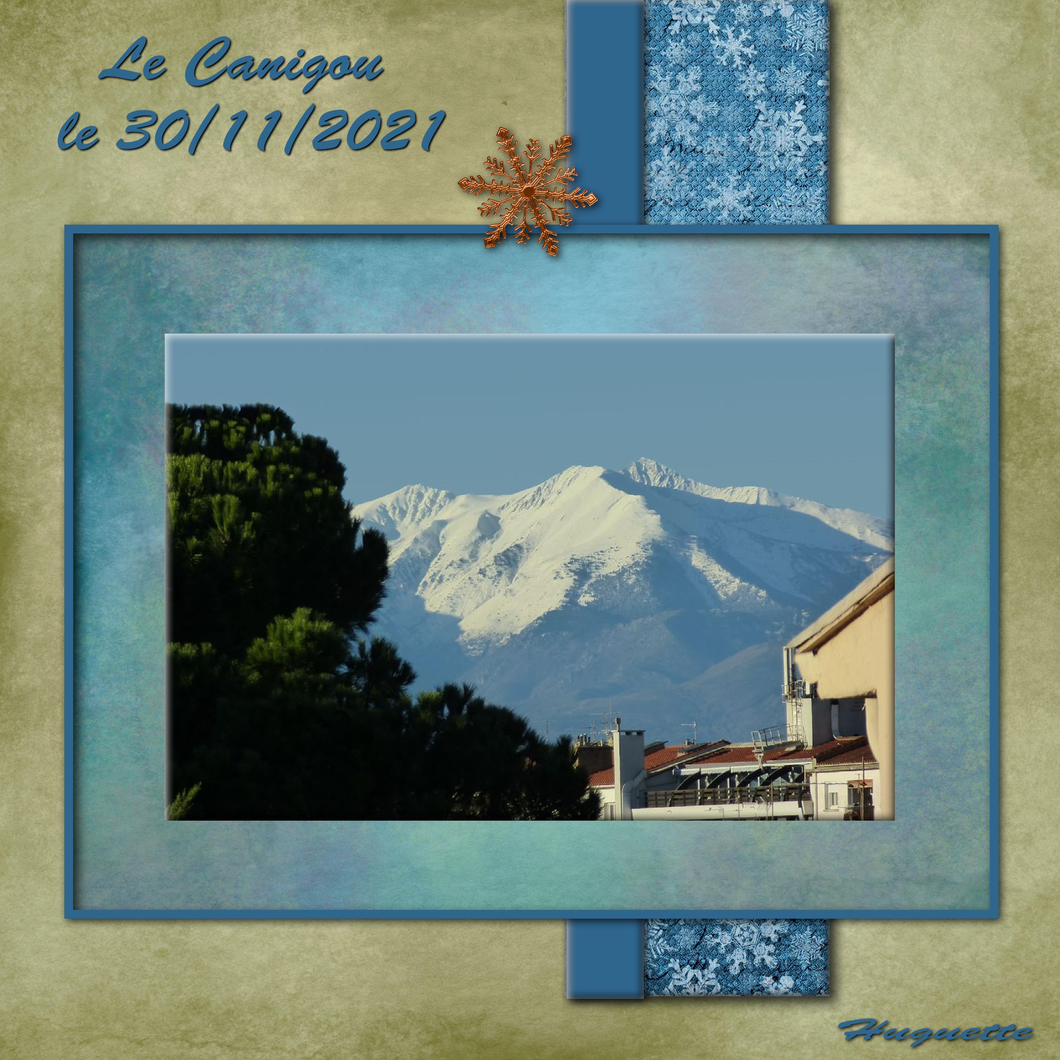 Notre Canigou. vu de chez Huguette