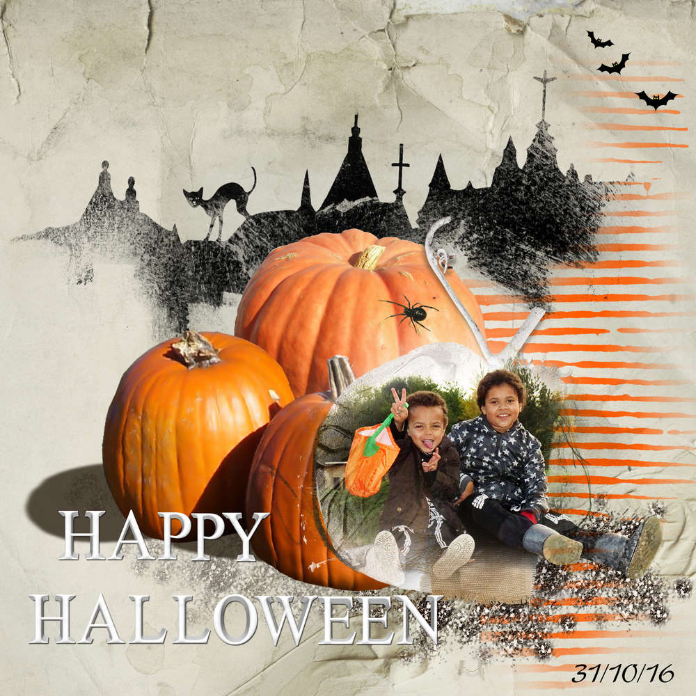 Nous deux le jour d'Halloween