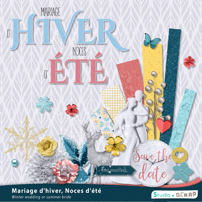 Nouveau kit - Mariage d'hiver, Noces d'été