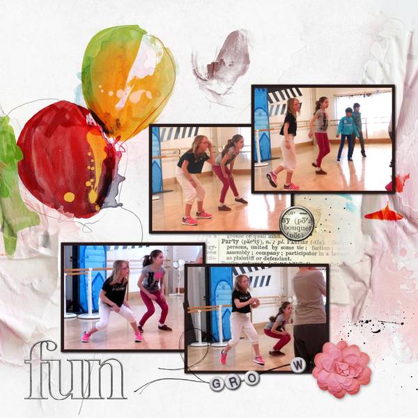 Océanne au cours de danse