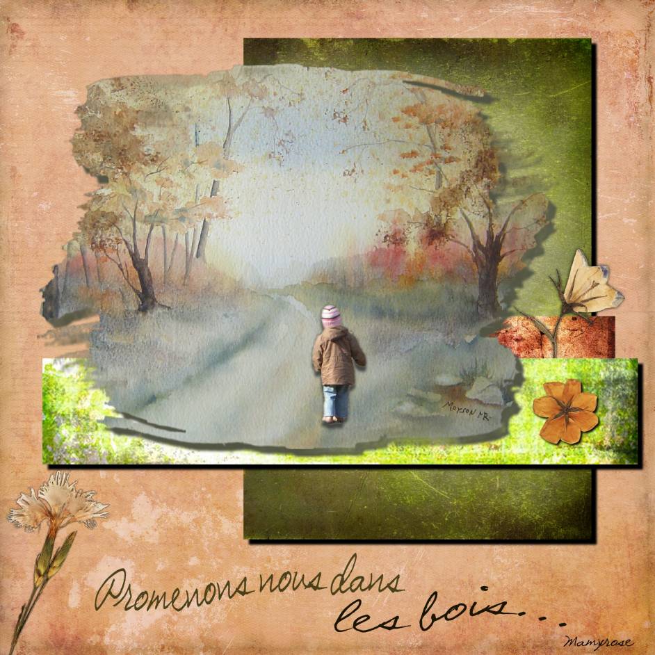 Océanne se promène