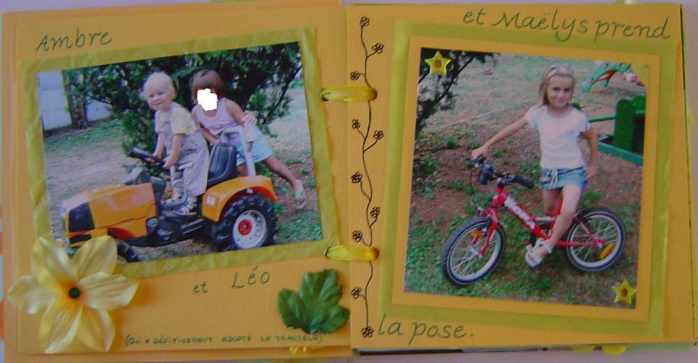 page 3 et 4 mini-album vacances 2006