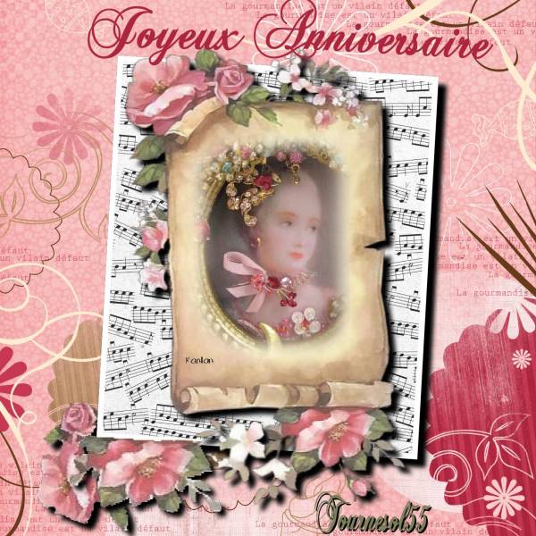 Page Anniversaire Pour Rachel Forum Le Monde Du Scrap